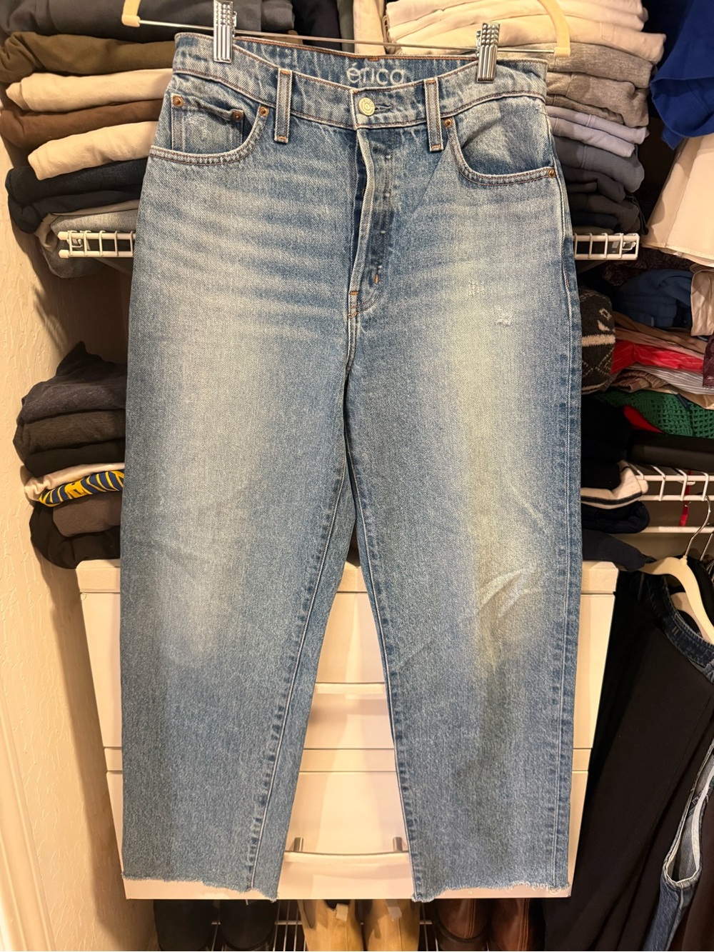 Etica Light Blue Cropped Women's Jeans